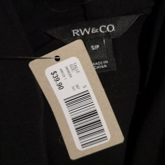 RW&co black blouse, size small - Picture 2 of 3